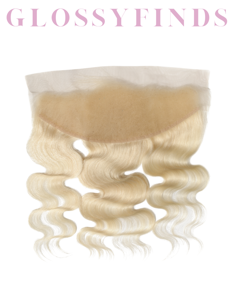 GLOSSY REMY Blonde Vixen Body Wave 13X4 HD SWISS Lace Frontal | Same Day Delivery - GLOSSYFINDS