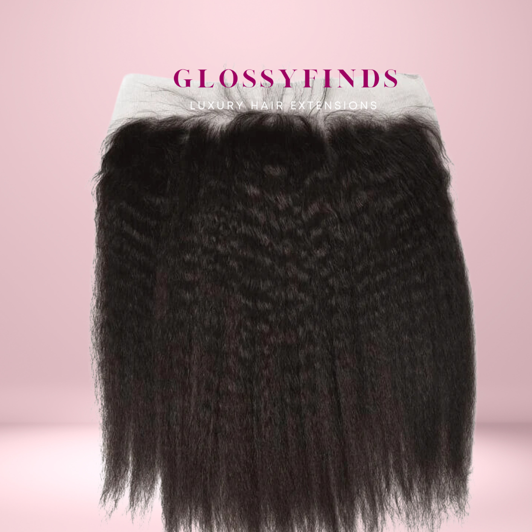 Raw Cambodian Le Kinky Straight HD Lace Frontal - GLOSSYFINDS