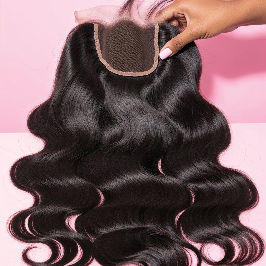 GLOSSY REMY™ Vixen Wave HD Closure Lace 5x5 - GLOSSYFINDS