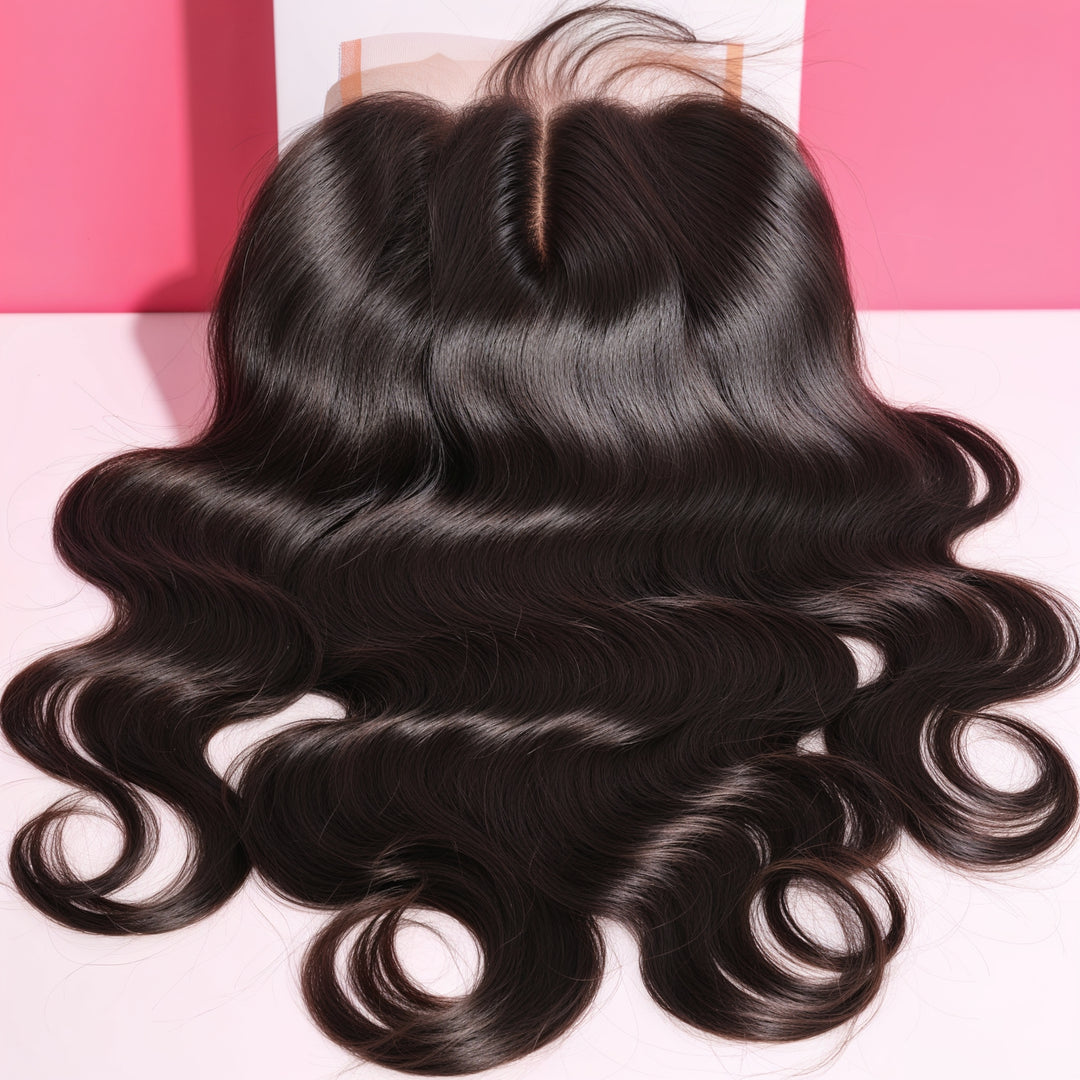 Raw Cambodian Le Femme Curl Closure 5x5 - GLOSSYFINDS