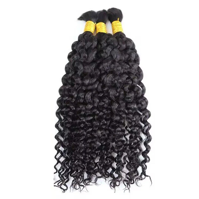 Water Wave Bulk Hair Extensions for Boho Knotless Braiding - GLOSSYFINDS
