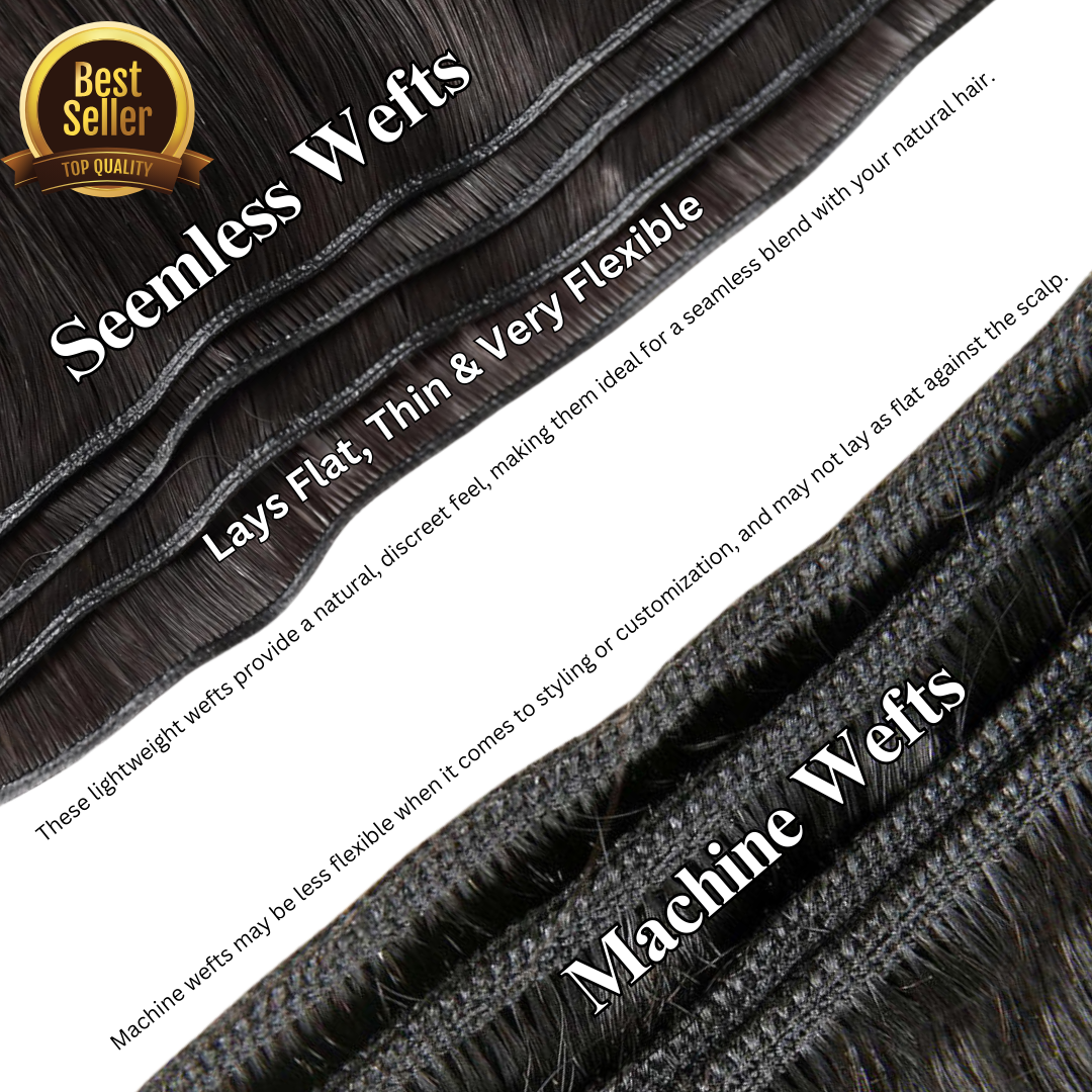 Raw Cambodian Le Kinky Straight Hair Extensions - GLOSSYFINDS
