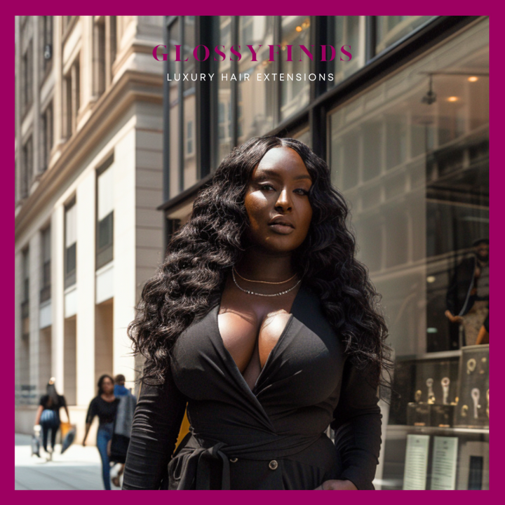 Raw Cambodian Femme Le Curl Hair Extensions - GLOSSYFINDS