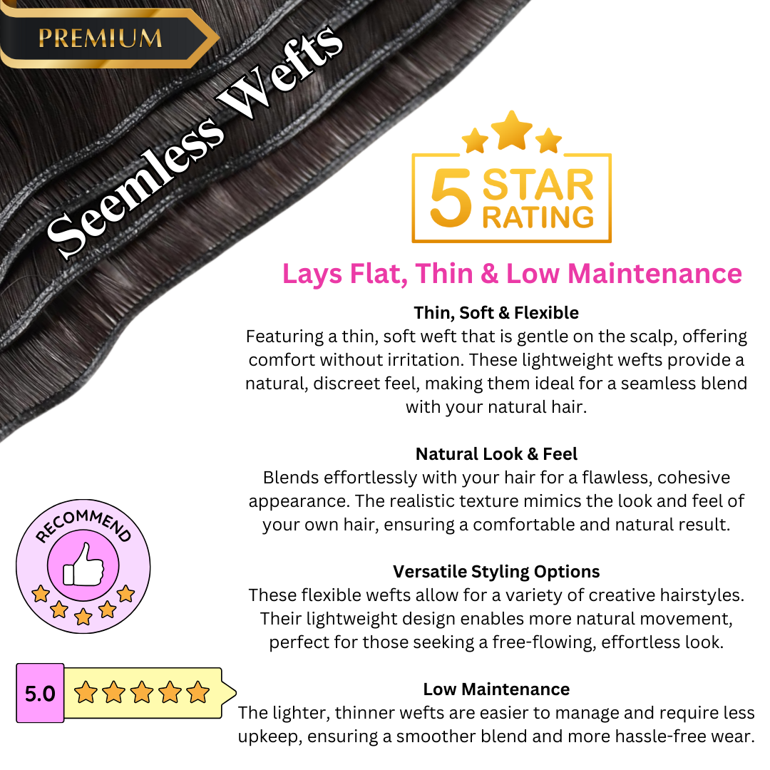 Raw Cambodian Silky Straight Hair Extensions | Bundle Deals - GLOSSYFINDS