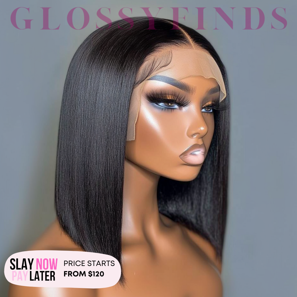 Da Bob Human Hair HD Lace Glueless Wig - GLOSSYFINDS