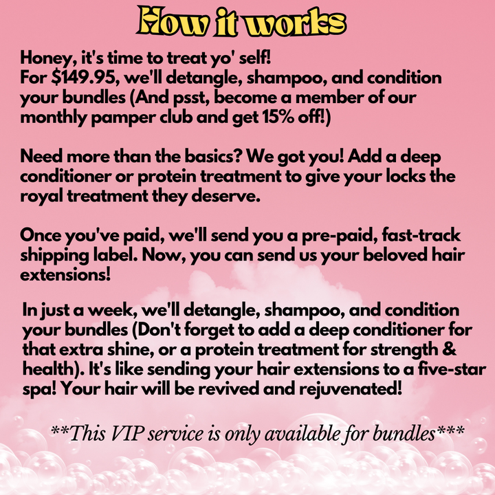 Basic Service: Shampoo & Conditioning-GLOSSYFINDS