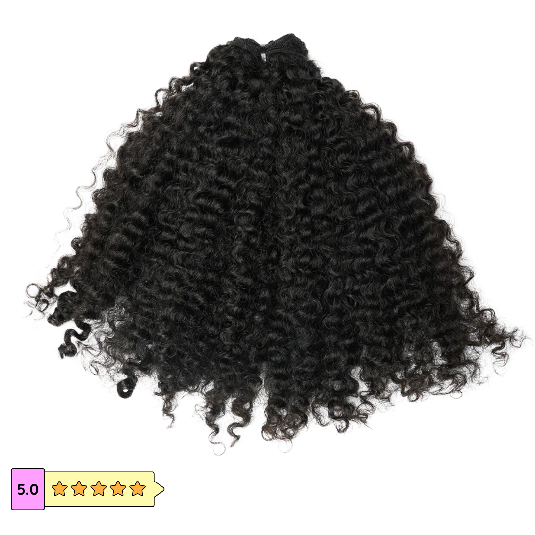 Raw Cambodian Le Kinky Curl Hair Extensions - GLOSSYFINDS