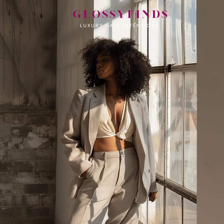 Raw Cambodian Le Kinky Curl Hair Extensions - GLOSSYFINDS