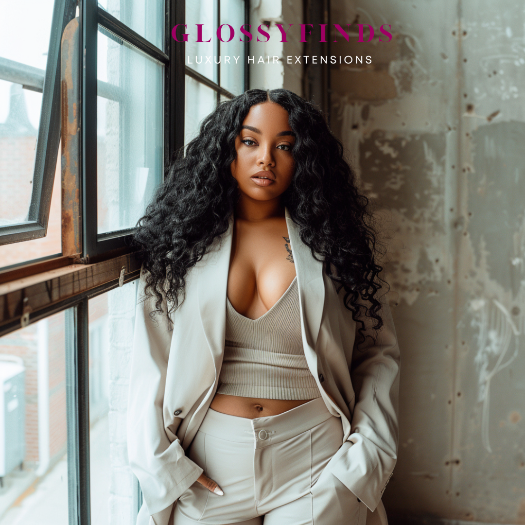 Raw Cambodian Femme Le Curl Hair Extensions - GLOSSYFINDS