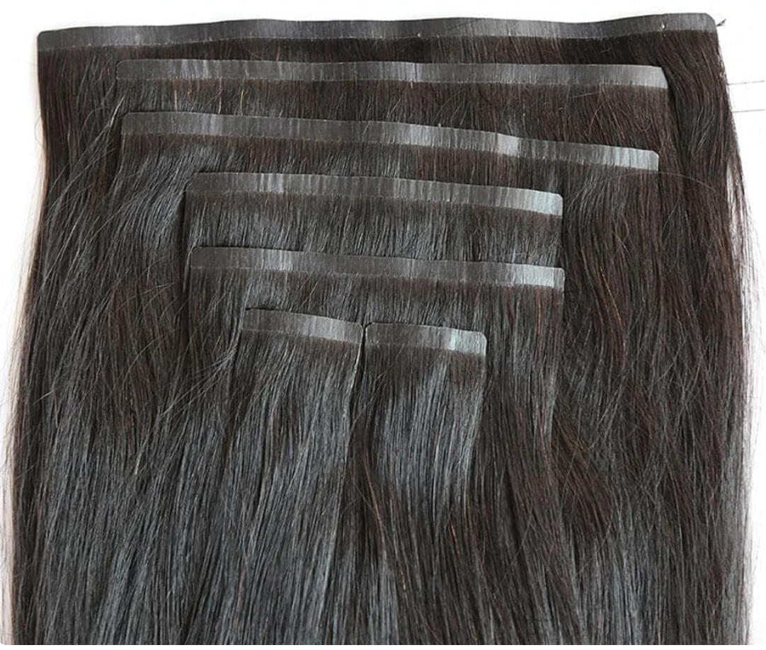 Seamless Invisible Silky Straight Clip In Extensions (7pcs) - Glossyfinds