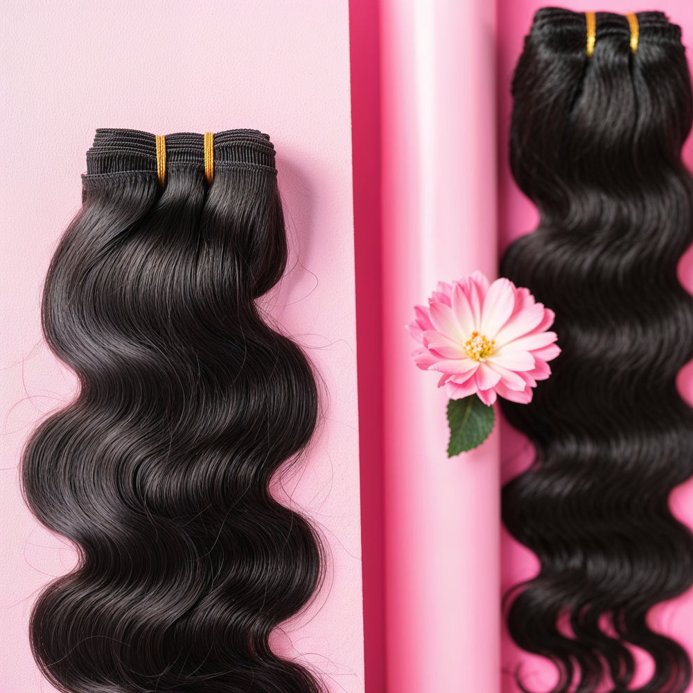Raw Cambodian Femme Le Curl Hair Extensions - GLOSSYFINDS