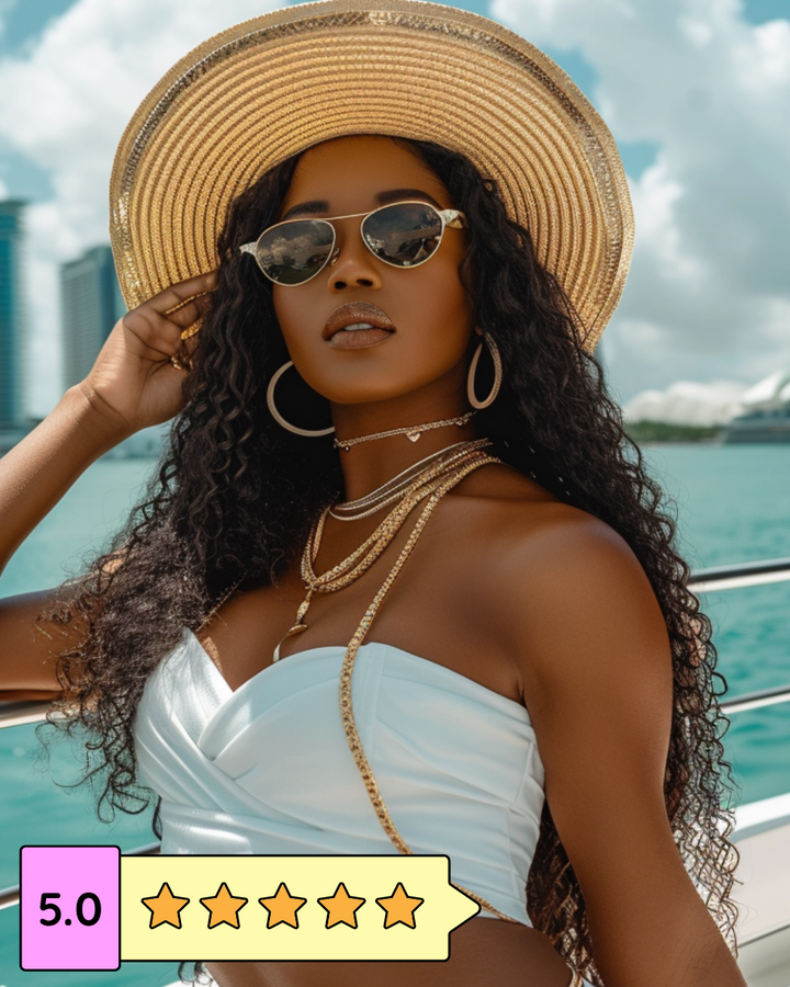 GLOSSY REMY™ Bombshell Curls Weft | Same Day Delivery