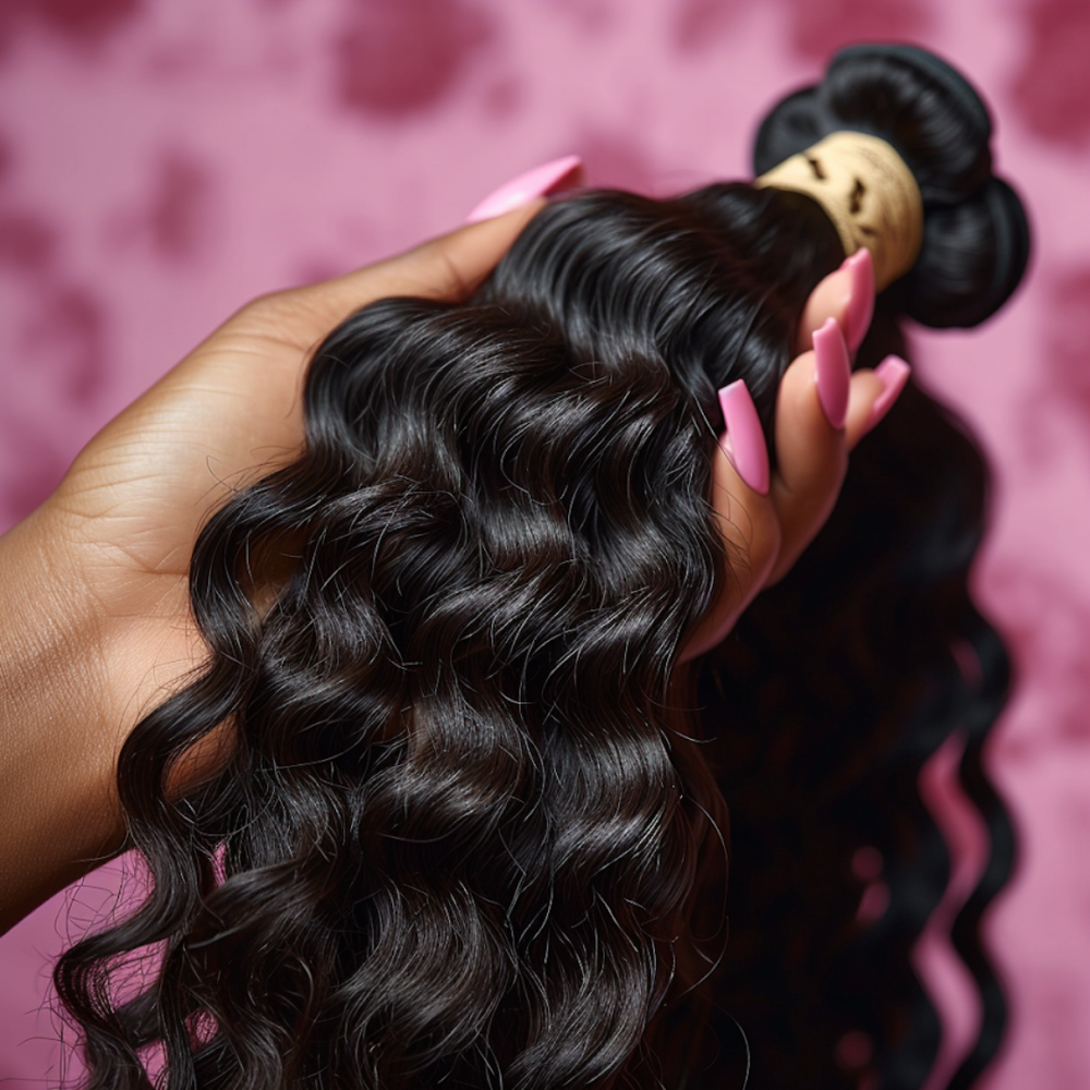 Raw Cambodian Burmese Curly Hair Extensions - GLOSSYFINDS