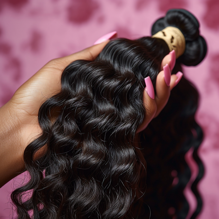 Raw Cambodian Burmese Curly Hair Extensions - GLOSSYFINDS
