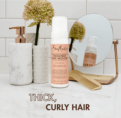 REWARDS Sheamoisture Curl Mousse for Frizz Control Coconut and Hibiscus with Shea Butter - Glossyfinds